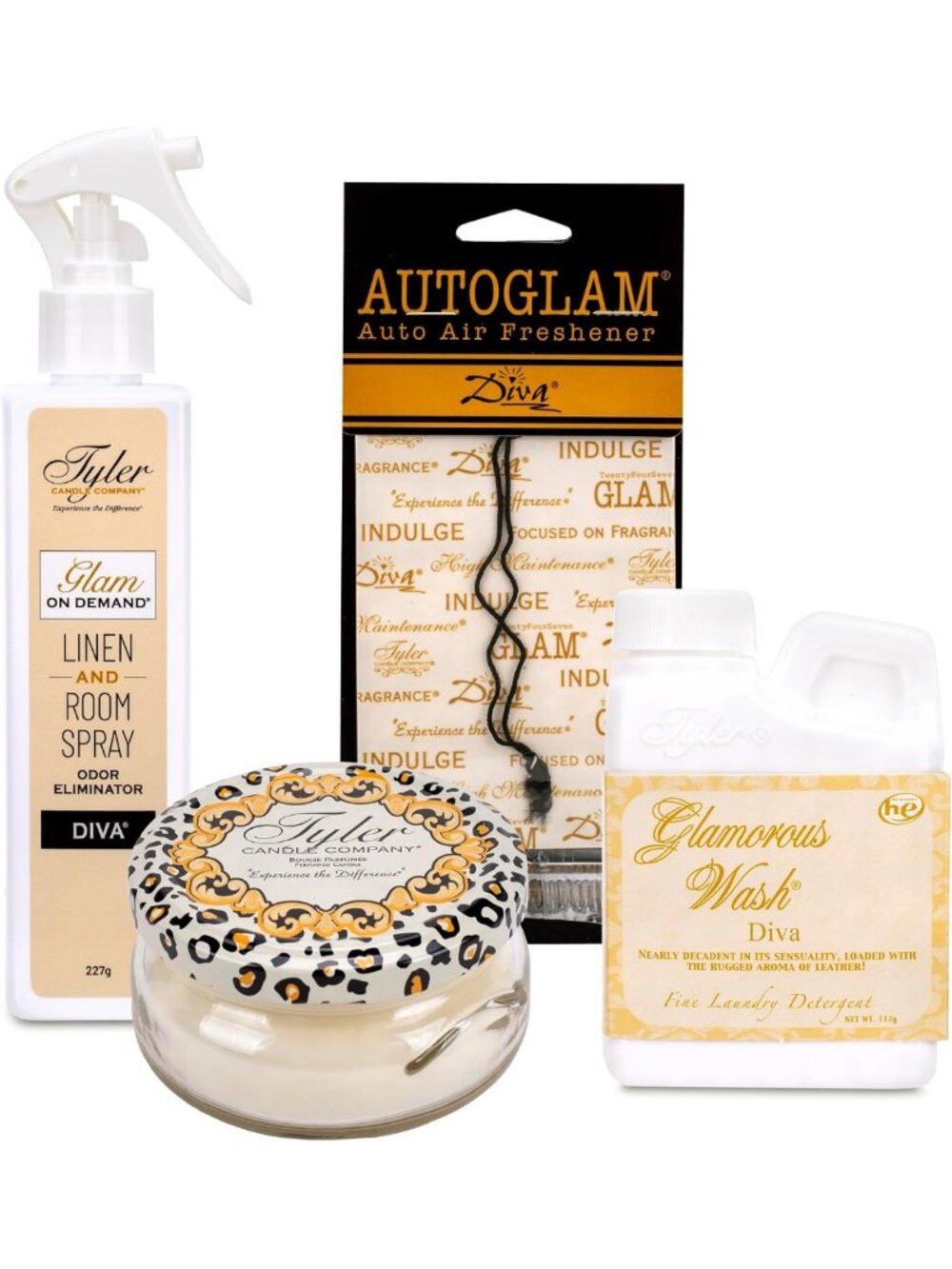 Tyler Candle Company - Diva Glamorous Gift Suite VI - (On Demand Room Spary